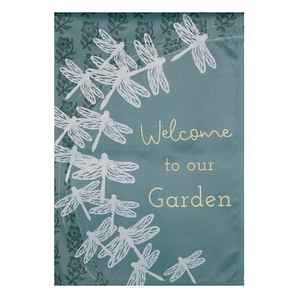 honeybloom Other - Yard Flag Welcome to Our Garden, 18"
